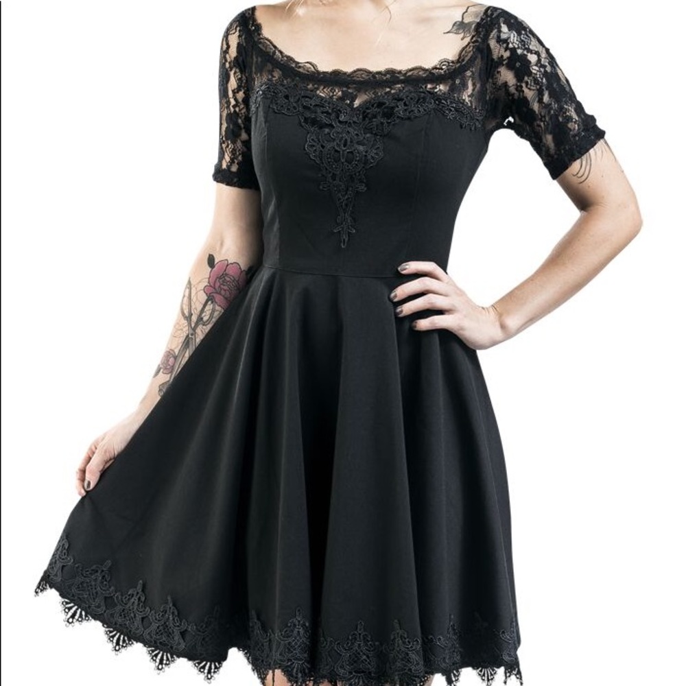 Spin Doctor Amara Lace Off Shoulder Mini Dress
